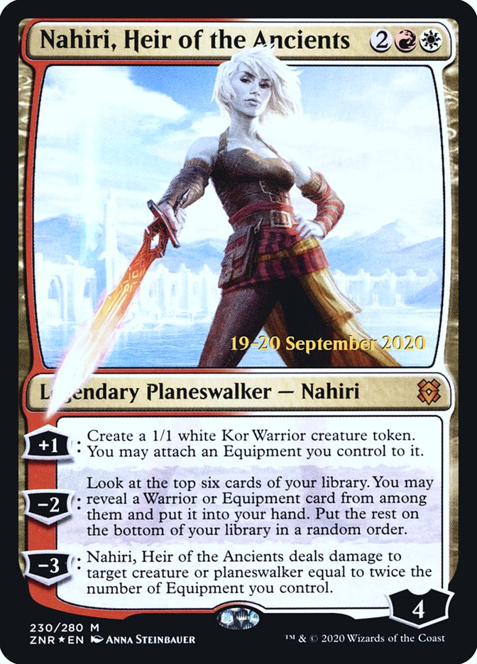 Nahiri, Heir of the Ancients [Zendikar Rising Prerelease Promos] | Game Grid - Logan