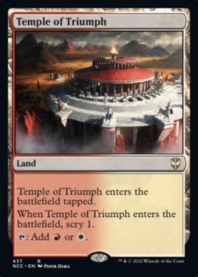 Temple of Triumph [Streets of New Capenna Commander] | Game Grid - Logan