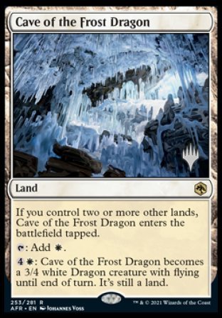 Cave of the Frost Dragon (Promo Pack) [Dungeons & Dragons: Adventures in the Forgotten Realms Promos] | Game Grid - Logan