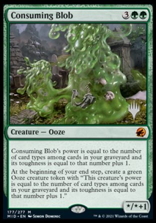 Consuming Blob (Promo Pack) [Innistrad: Midnight Hunt Promos] | Game Grid - Logan