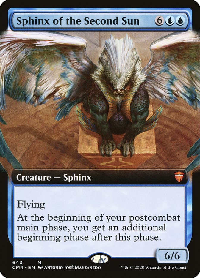 Sphinx of the Second Sun (Extended Art) [Commander Legends] | Game Grid - Logan