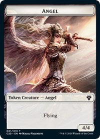 Angel // Elemental (010) Double-Sided Token [Commander 2020 Tokens] | Game Grid - Logan
