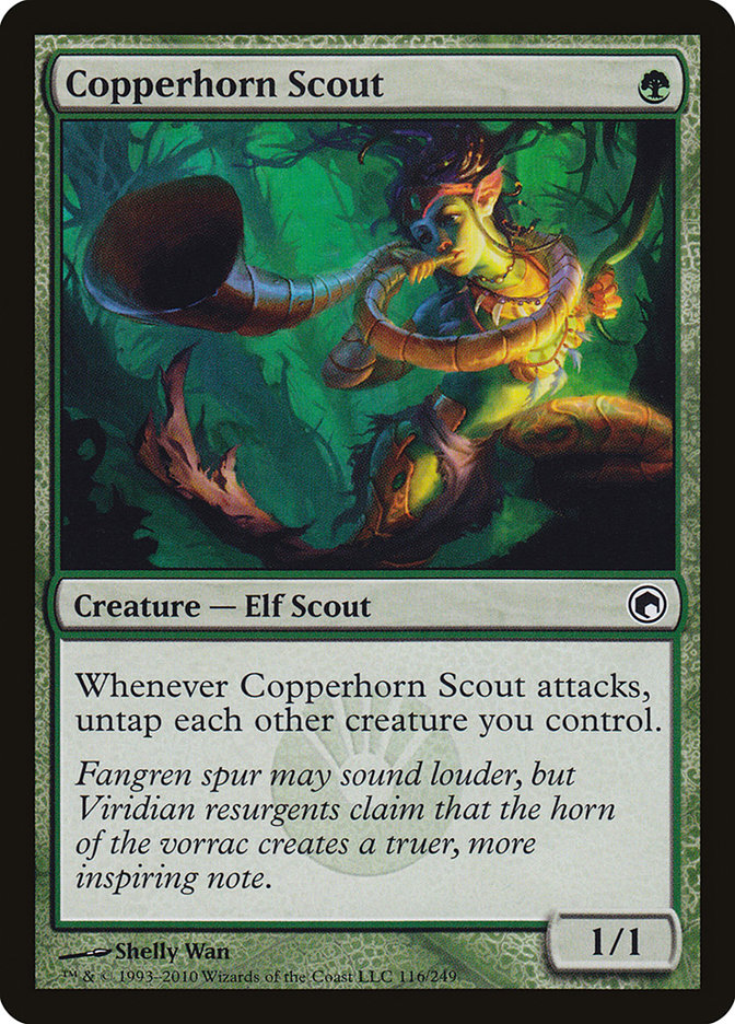 Copperhorn Scout [Scars of Mirrodin] | Game Grid - Logan
