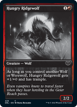 Hungry Ridgewolf [Innistrad: Double Feature] | Game Grid - Logan