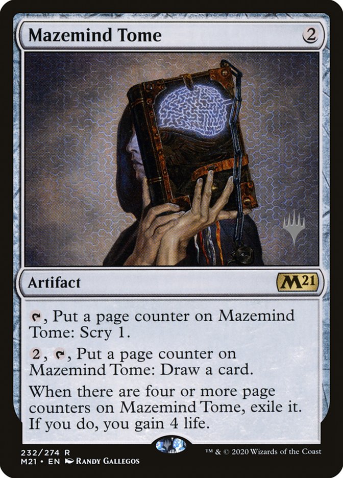 Mazemind Tome (Promo Pack) [Core Set 2021 Promos] | Game Grid - Logan