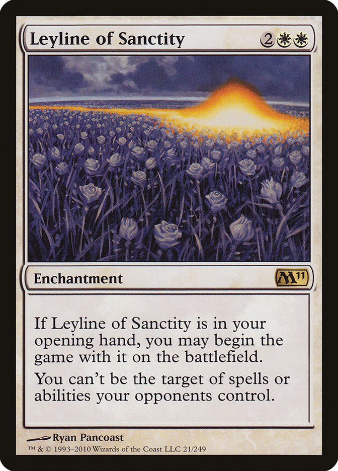 Leyline of Sanctity [Magic 2011] | Game Grid - Logan