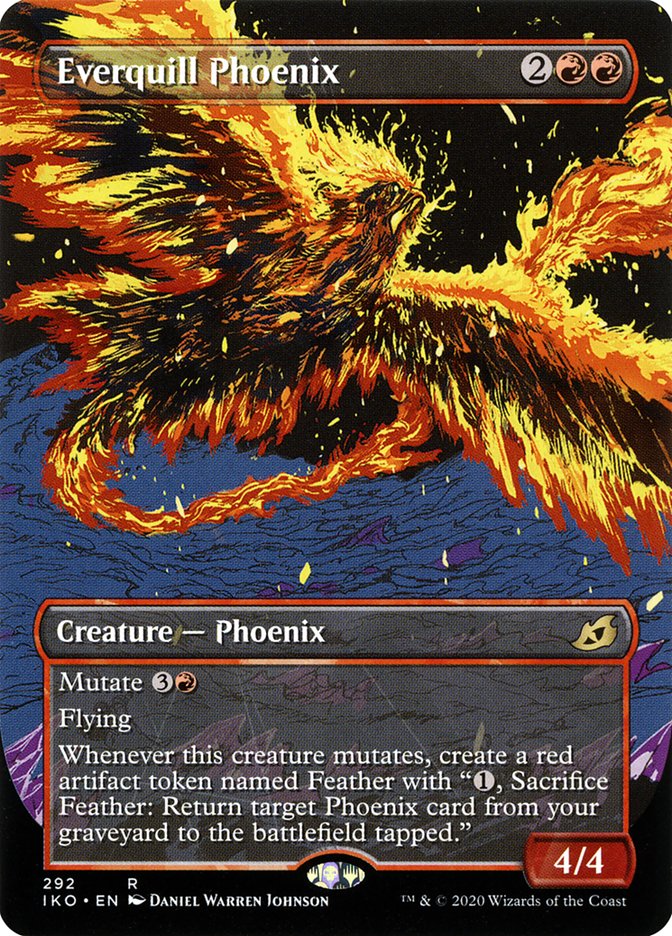 Everquill Phoenix (Showcase) [Ikoria: Lair of Behemoths] | Game Grid - Logan