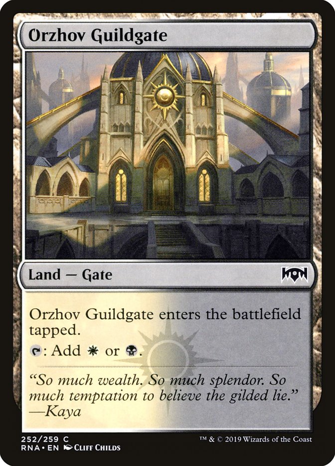 Orzhov Guildgate (252/259) [Ravnica Allegiance] | Game Grid - Logan