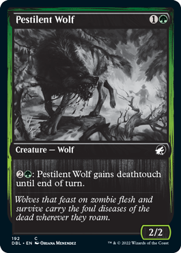 Pestilent Wolf [Innistrad: Double Feature] | Game Grid - Logan