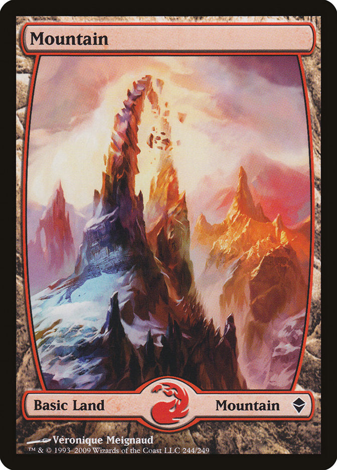 Mountain (244) [Zendikar] | Game Grid - Logan