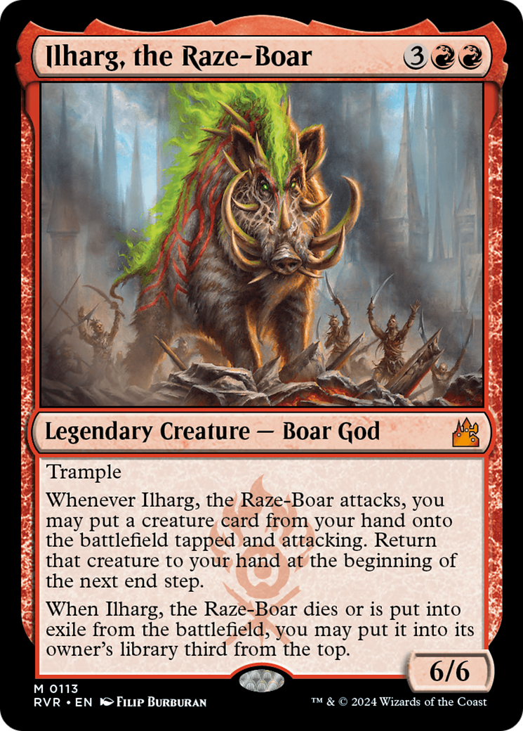 Ilharg, the Raze-Boar [Ravnica Remastered] | Game Grid - Logan