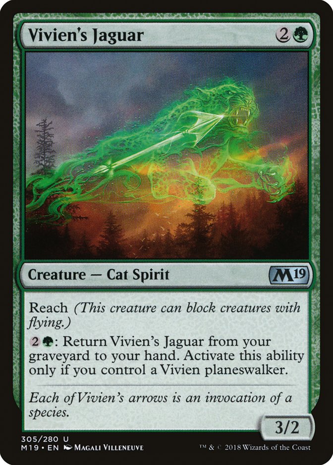 Vivien's Jaguar [Core Set 2019] | Game Grid - Logan