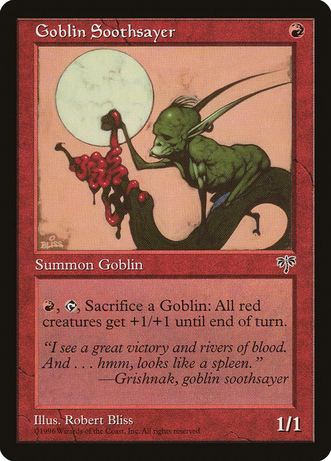 Goblin Soothsayer [Mirage] | Game Grid - Logan