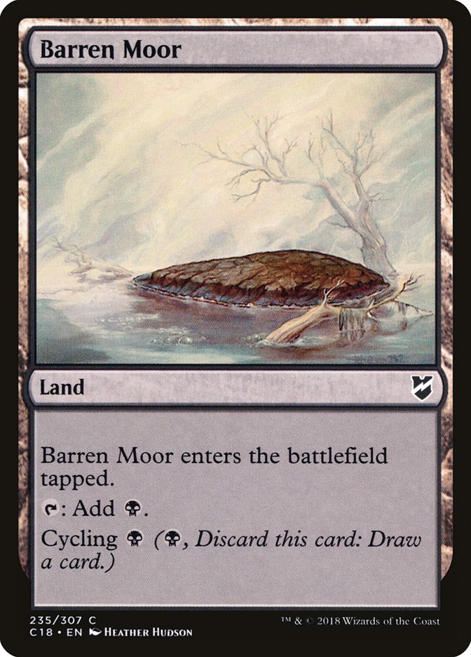Barren Moor [Commander 2018] | Game Grid - Logan