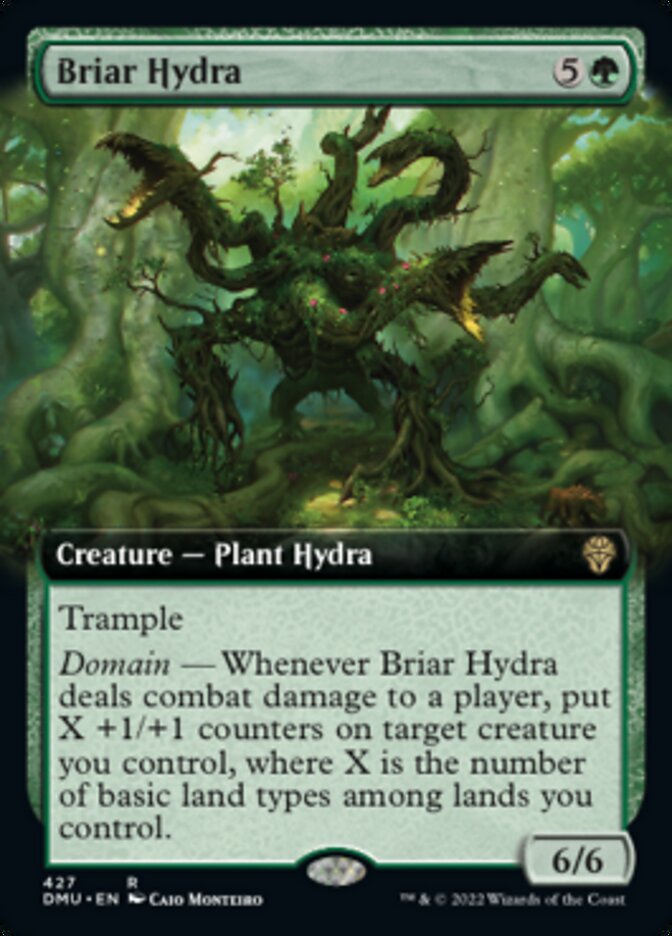 Briar Hydra (Extended Art) [Dominaria United] | Game Grid - Logan