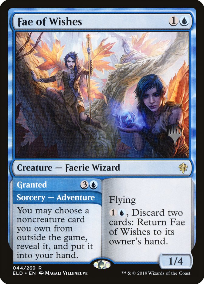 Fae of Wishes // Granted (Promo Pack) [Throne of Eldraine Promos] | Game Grid - Logan