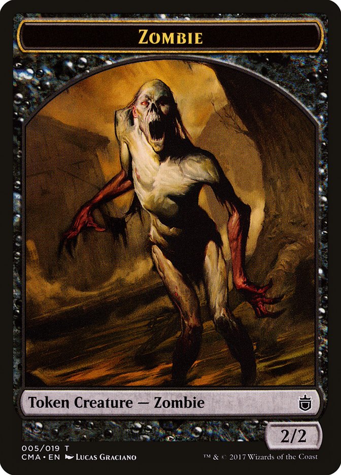 Zombie Token [Commander Anthology Tokens] | Game Grid - Logan