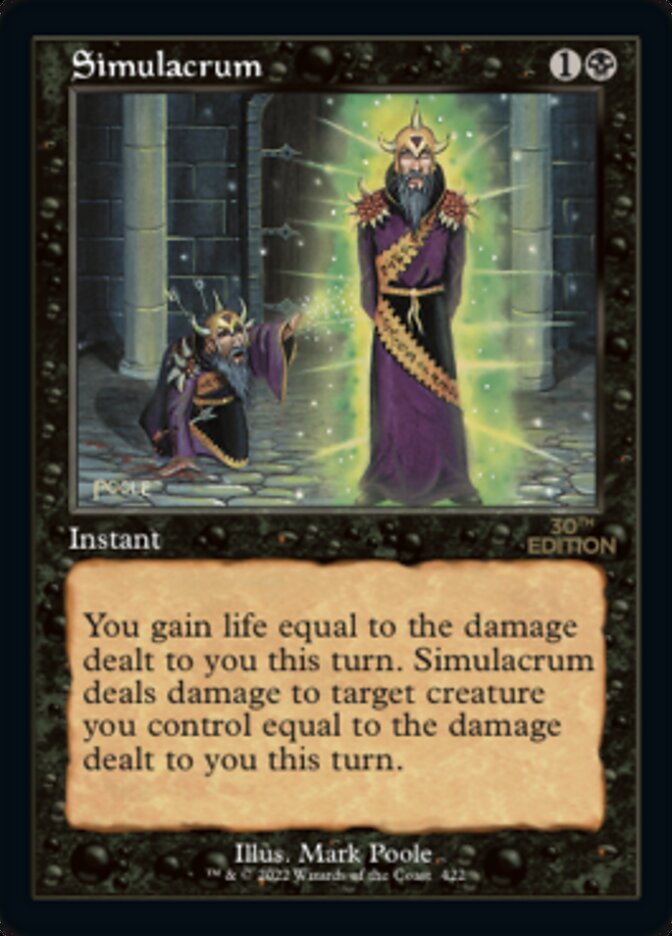 Simulacrum (Retro) [30th Anniversary Edition] | Game Grid - Logan