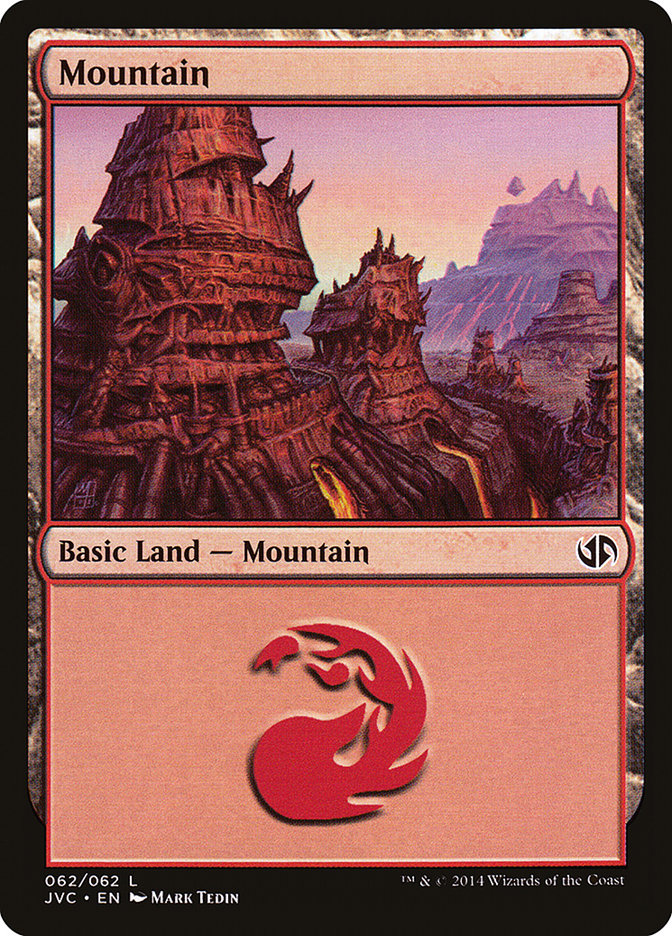 Mountain (62) [Duel Decks Anthology] | Game Grid - Logan