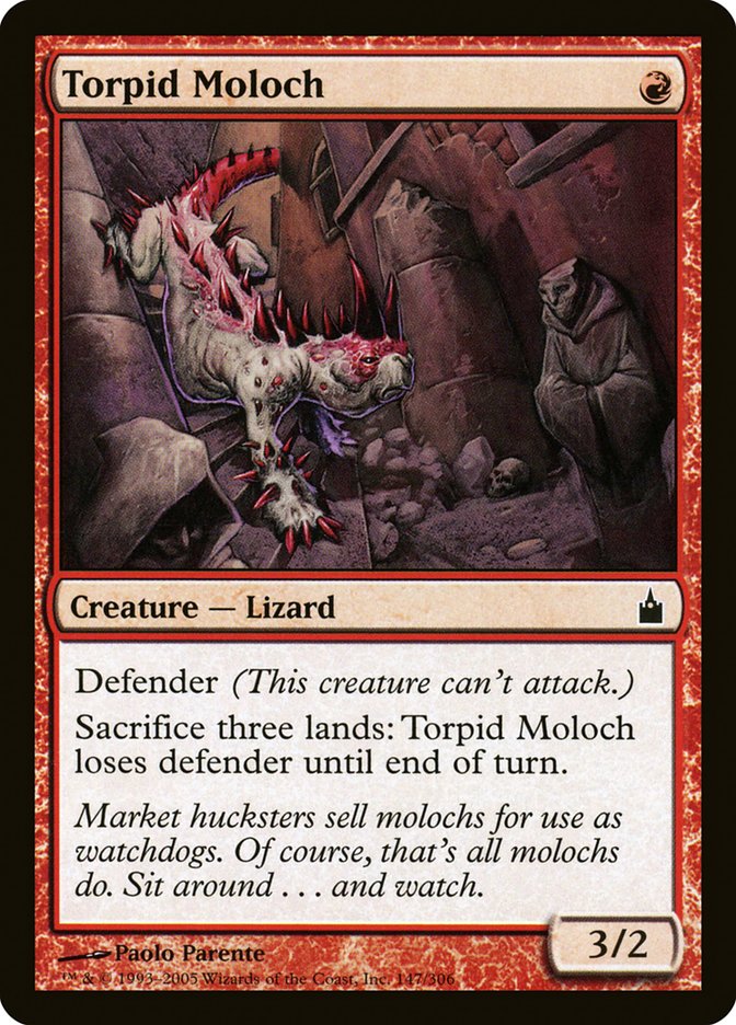 Torpid Moloch [Ravnica: City of Guilds] | Game Grid - Logan