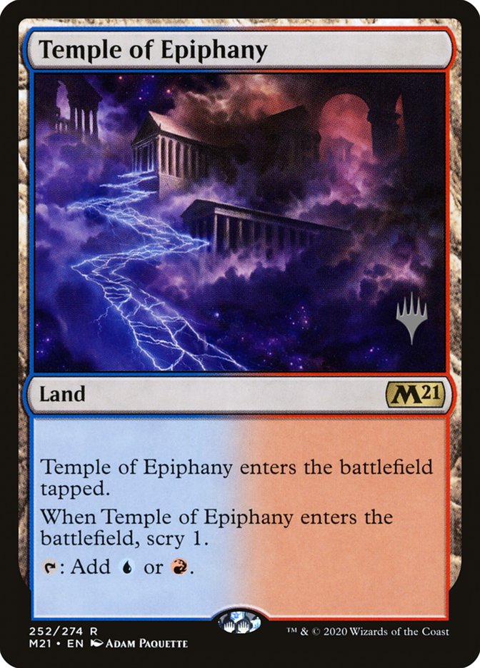 Temple of Epiphany (Promo Pack) [Core Set 2021 Promos] | Game Grid - Logan