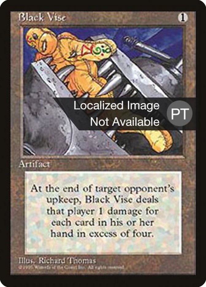 Black Vise [Fourth Edition (Foreign Black Border)] | Game Grid - Logan