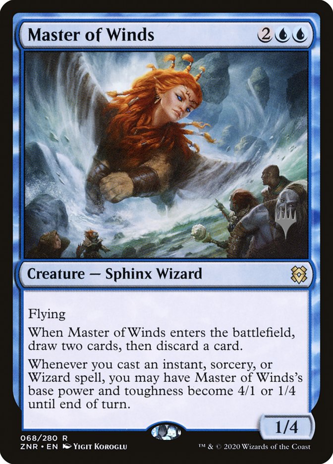 Master of Winds (Promo Pack) [Zendikar Rising Promos] | Game Grid - Logan