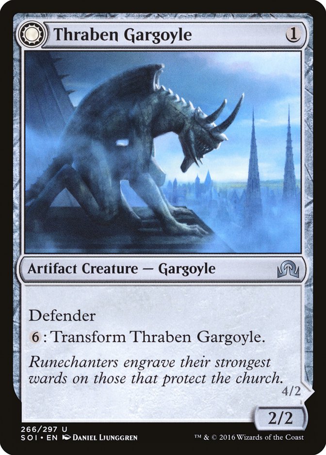 Thraben Gargoyle // Stonewing Antagonizer [Shadows over Innistrad] | Game Grid - Logan