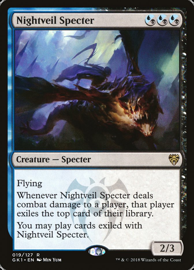 Nightveil Specter [Guilds of Ravnica Guild Kit] | Game Grid - Logan