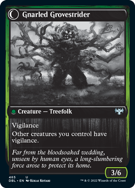 Dormant Grove // Gnarled Grovestrider [Innistrad: Double Feature] | Game Grid - Logan