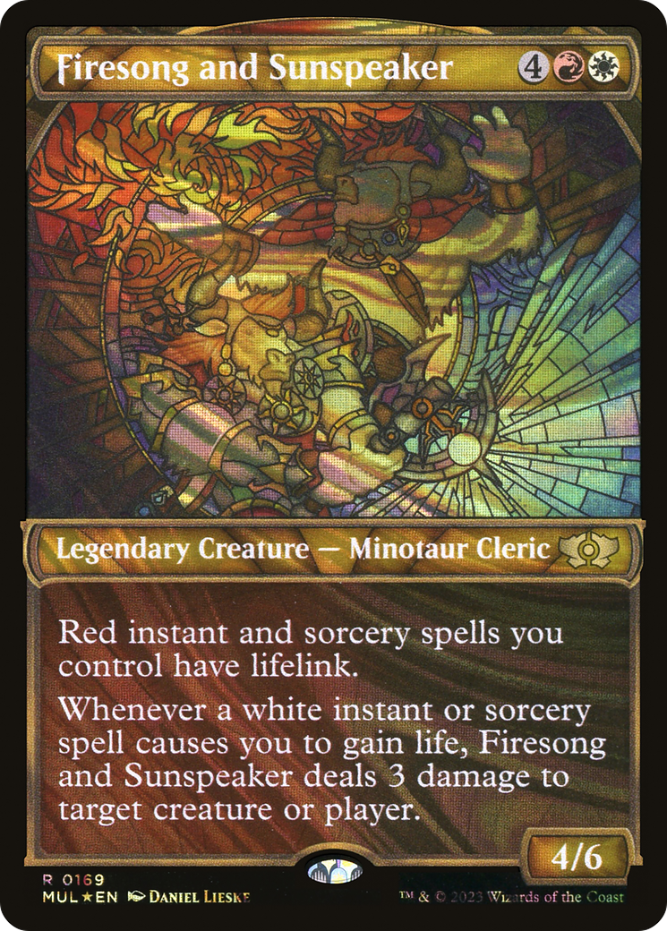 Firesong and Sunspeaker (Halo Foil) [Multiverse Legends] | Game Grid - Logan