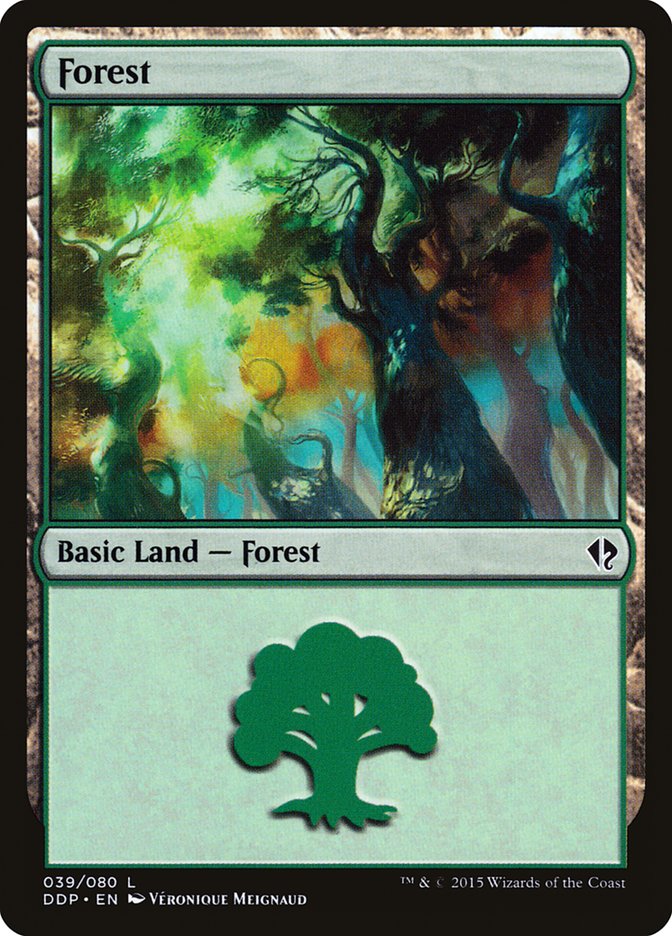 Forest (39) [Duel Decks: Zendikar vs. Eldrazi] | Game Grid - Logan
