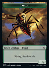 Spider // Insect Double-Sided Token [Commander Legends: Battle for Baldur's Gate Tokens] | Game Grid - Logan