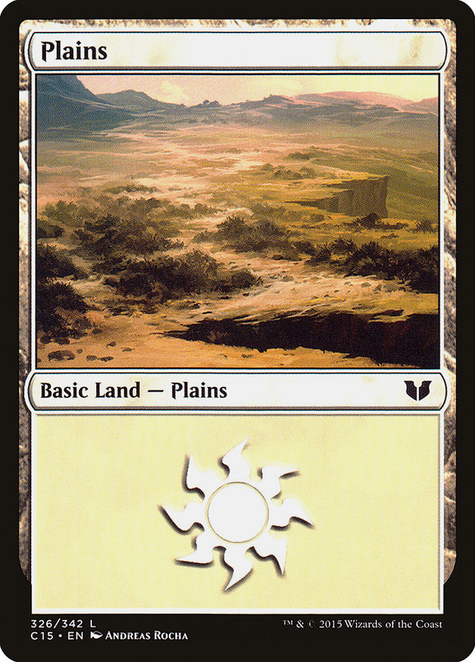 Plains (326) [Commander 2015] | Game Grid - Logan