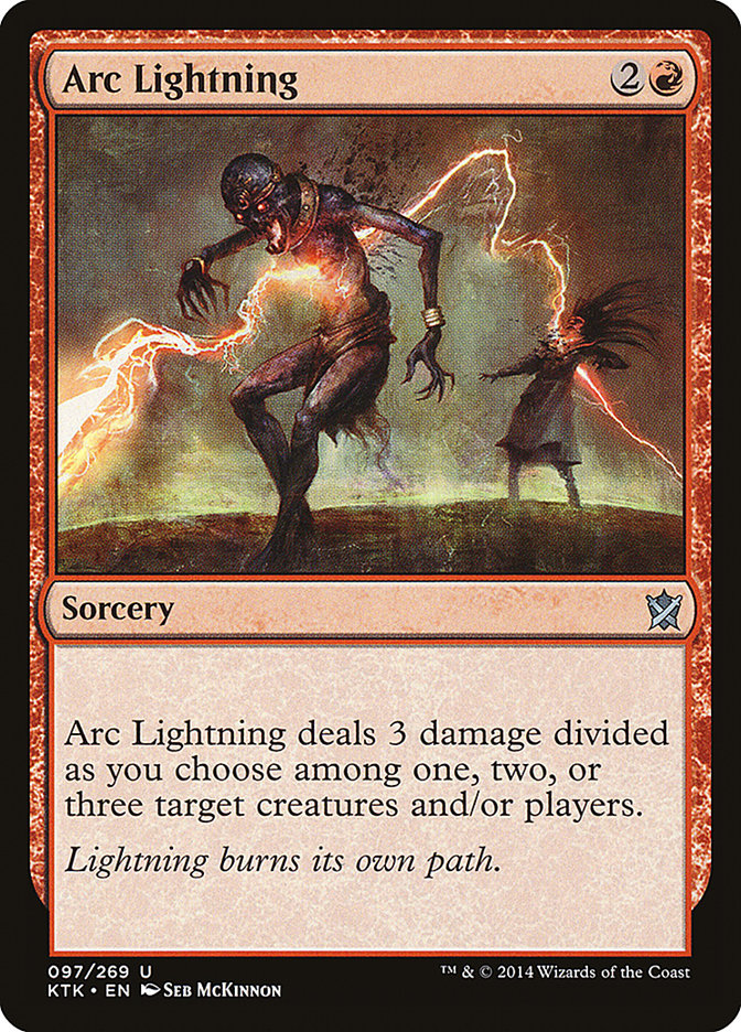 Arc Lightning [Khans of Tarkir] | Game Grid - Logan