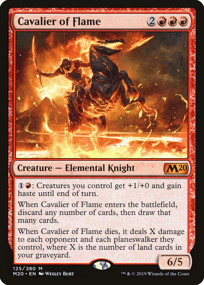 Cavalier of Flame [Core Set 2020] | Game Grid - Logan