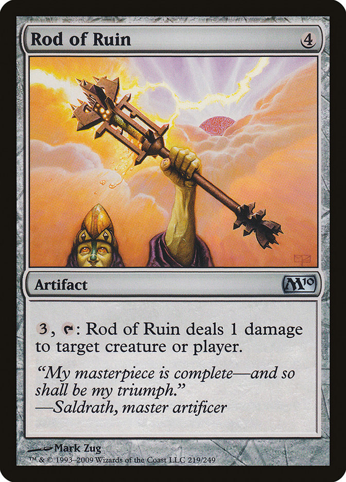 Rod of Ruin [Magic 2010] | Game Grid - Logan