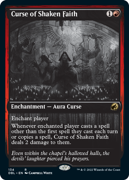 Curse of Shaken Faith [Innistrad: Double Feature] | Game Grid - Logan