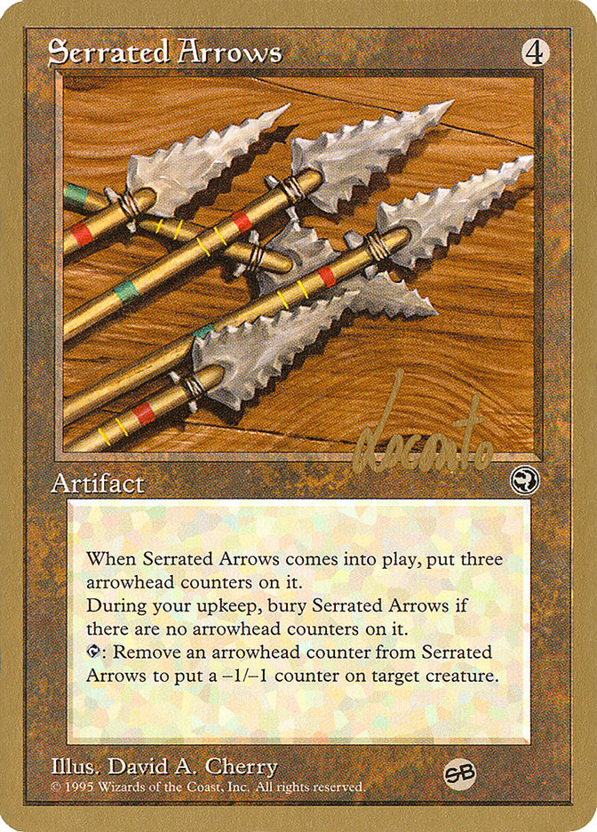 Serrated Arrows (Michael Loconto) (SB) [Pro Tour Collector Set] | Game Grid - Logan