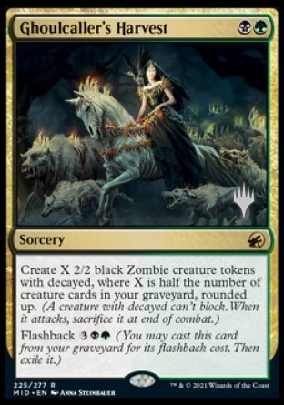 Ghoulcaller's Harvest (Promo Pack) [Innistrad: Midnight Hunt Promos] | Game Grid - Logan