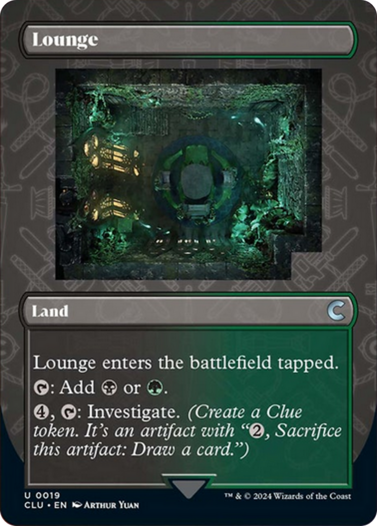 Lounge (Borderless) [Ravnica: Clue Edition] | Game Grid - Logan