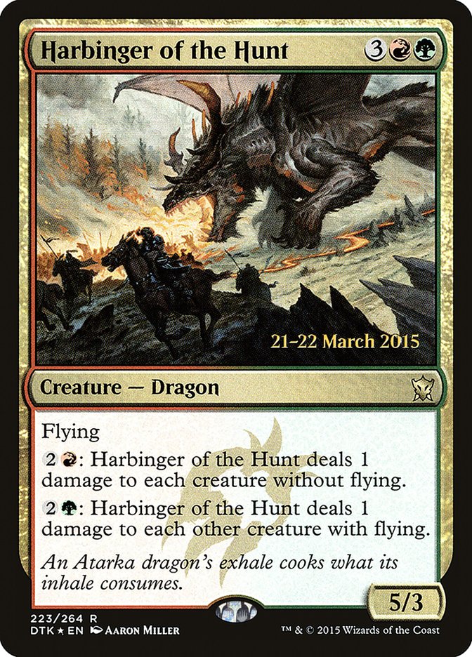 Harbinger of the Hunt [Dragons of Tarkir Prerelease Promos] | Game Grid - Logan