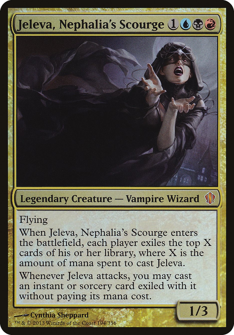 Jeleva, Nephalia's Scourge (Oversized) [Commander 2013 Oversized] | Game Grid - Logan