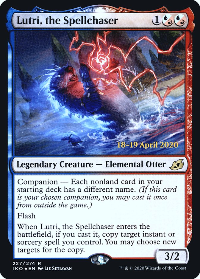 Lutri, the Spellchaser [Ikoria: Lair of Behemoths Prerelease Promos] | Game Grid - Logan