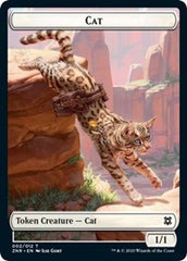 Cat // Plant Double-Sided Token [Zendikar Rising Tokens] | Game Grid - Logan