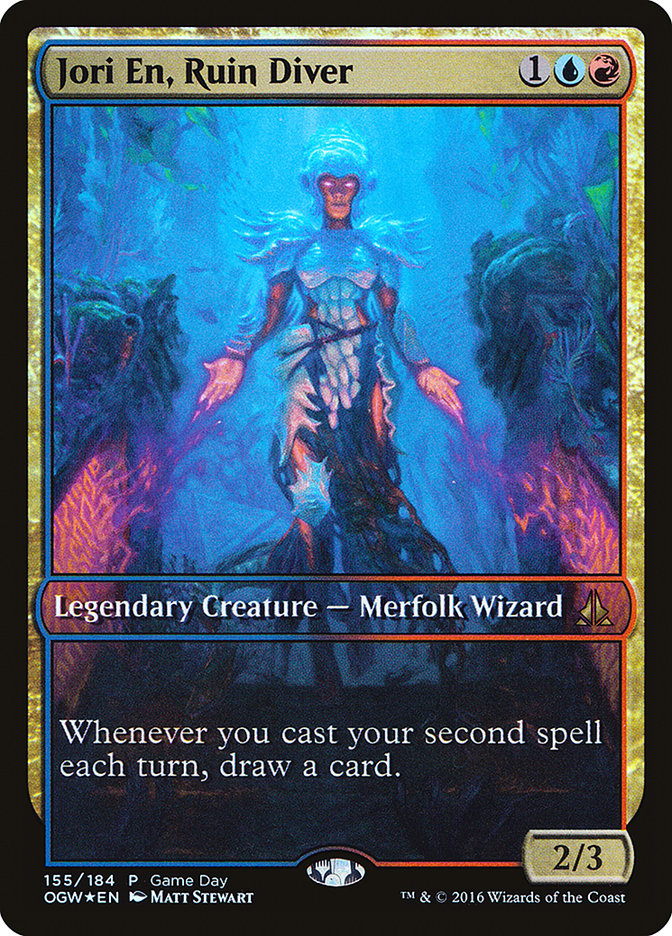 Jori En, Ruin Diver (Game Day) (Extended Art) [Oath of the Gatewatch Promos] | Game Grid - Logan