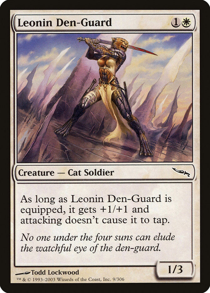 Leonin Den-Guard [Mirrodin] | Game Grid - Logan