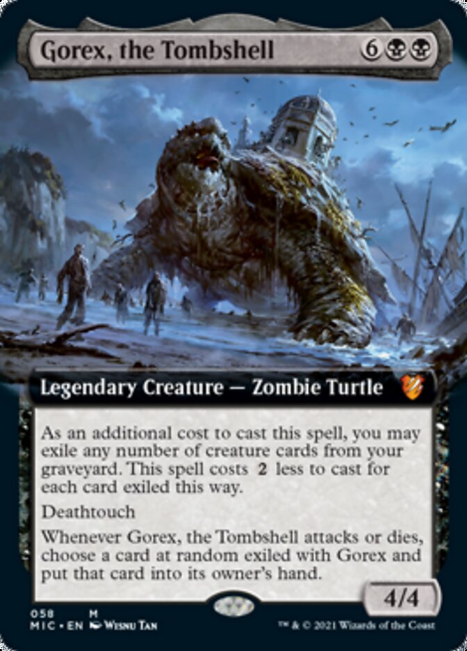 Gorex, the Tombshell (Extended Art) [Innistrad: Midnight Hunt Commander] | Game Grid - Logan