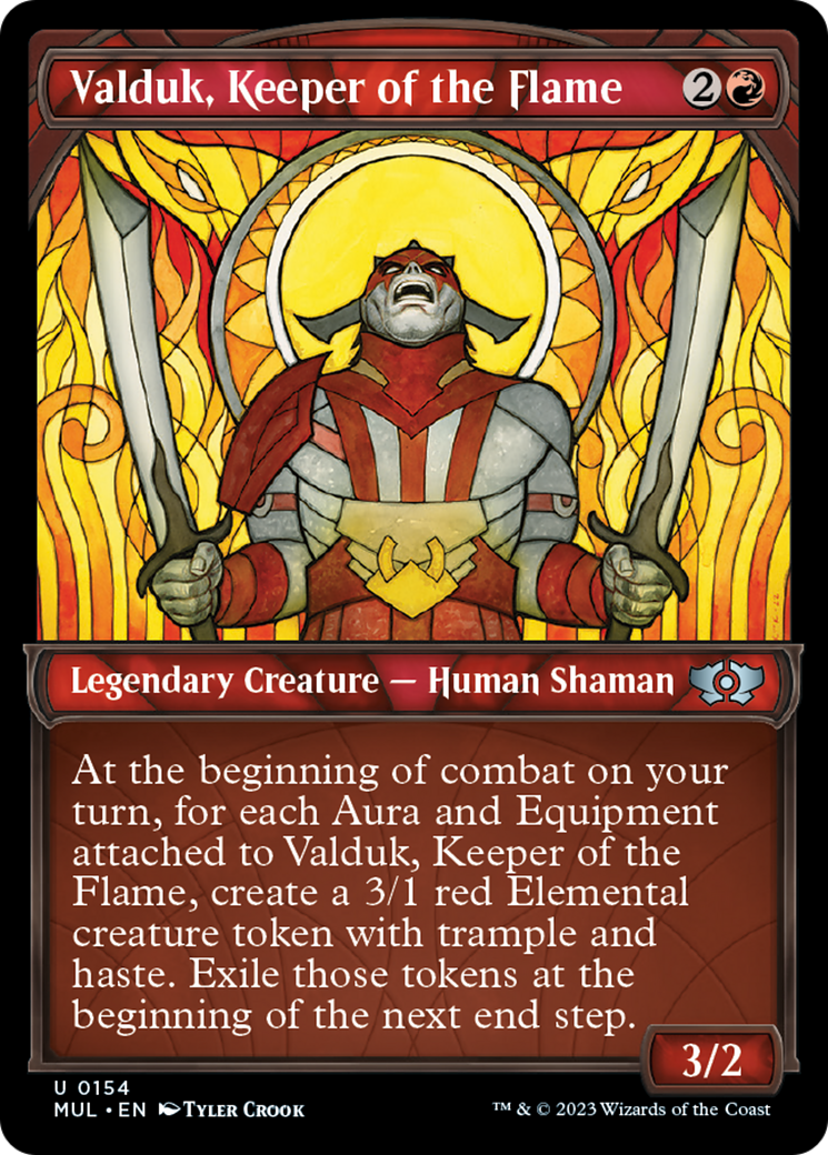 Valduk, Keeper of the Flame (Halo Foil) [Multiverse Legends] | Game Grid - Logan