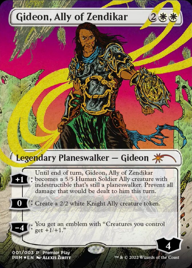 Gideon, Ally of Zendikar (Borderless) [Regional Championship Qualifiers 2022] | Game Grid - Logan